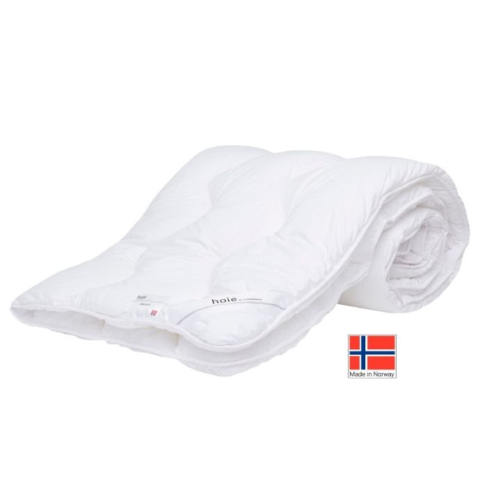 Dobbeltdyne 200x220 cm - Helårsdyne - Blød fiberdyne - Tyk dyne med let & luftigt fiberfyld - Høie dyne Gemini