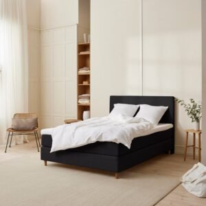 Fabrikkens - Luksus | Kontinental (Sort) 140x200 cm.