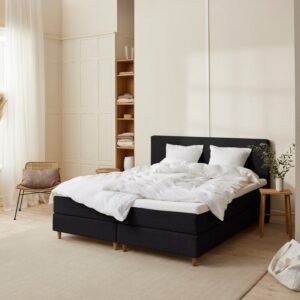 Fabrikkens - Luksus | Kontinental (Sort) 180x200 cm.