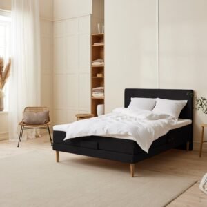 Fabrikkens - Trykaflastende | Elevation (Sort) 140x200 cm.