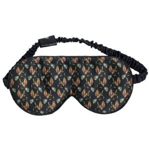 Fan Palm Sovemaske - Silke - Black Hummingbird