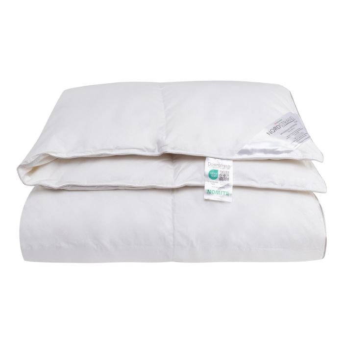 Helårs dobbeltdyne 200x220 cm - Med 100% moskusdun - Allergivenlig dundyne - Nordstrand Home dobbelt dyne