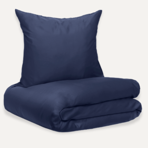 Juniorsengetøj i bambus | Navy blue | 100x140