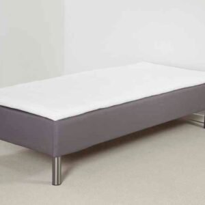 Lea Gold boksmadras 90 x 210 med topmadras og ben Beige 6 cm koldskum