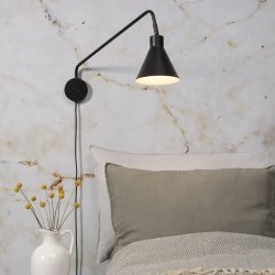 Lyon væglampe sort - Its About Romi