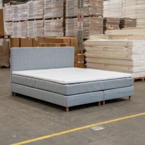 Lysegrå - Kontinental 180x200 | Kontinental (Lysegrå) 180x200 cm.