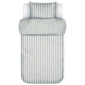 Marc O'Polo dobbeltdyne sengetøj - 200x220 cm - 100% Enzymvasket bomulds dobbelt sengesæt - Mikkeli Grey sengelinned