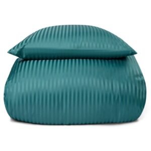 Sengetøj til dobbeltdyne 200x220 cm - Petrol farvet sengesæt - IN Style sengelinned i mikrofiber
