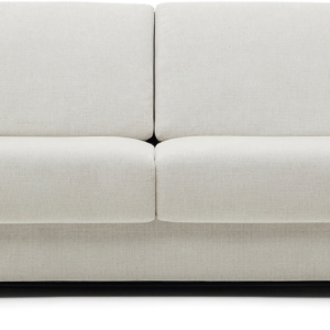 Sovesofa Kave Home Nuala 2-personers grå chenille pletafvisende med viskoelastisk madras 140x190 cm italiensk åbningsmekanisme