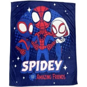 Tæppe til børn Spidey - mikrofiber, 100 % polyester